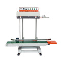 QLF1680 Large Bag Continuous Band Sealer – Height Adjustable, 15kg, for Grain, Fruit & Chemical Packaging