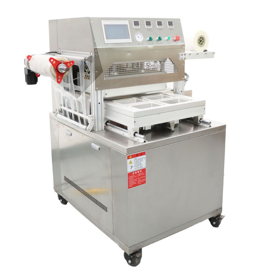 MAP Tray Sealer for Meat & Fresh Food | 99.5% Vacuum Nitrogen Flush | HRFH-410 & HRFH-260