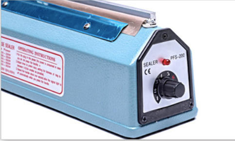 Impulse Hand Press Bag Sealer | Metal Body | 8-Level Temp | 100–500mm | Plastic/Foil/Kraft | OEM Factory Direct