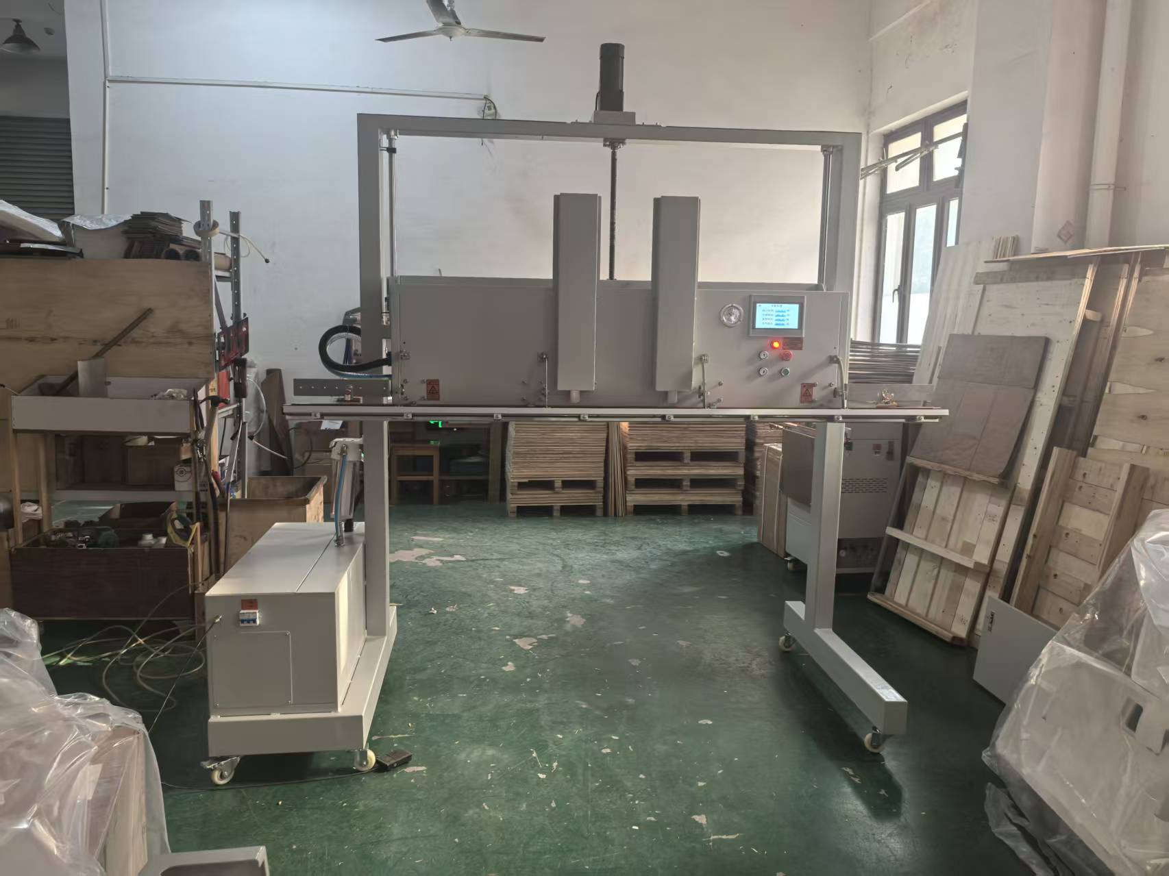 Gantry Frame Industrial Vacuum Sealer | Walk-Through Design | Heavy & Oversized Product Packaging | Production Line Ready