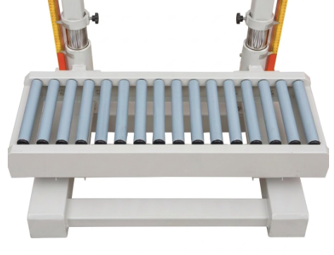 QLF-700A large roller conveyor table with smooth rollers for heavy bag transportation up to 50kg
