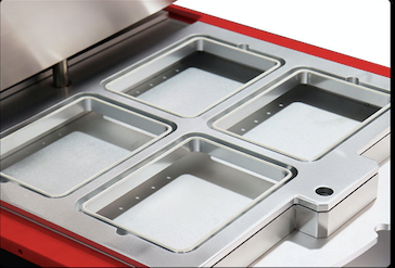 3D Skin Vacuum Packaging Machine | Rotary Dual Worktable | Industrial Vacuum Sealer for Meat, Seafood & Cold Storage