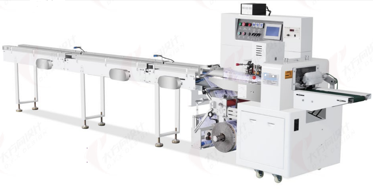KCH-350X Bottom-Feed Servo Pillow Packer – 150 packs/min