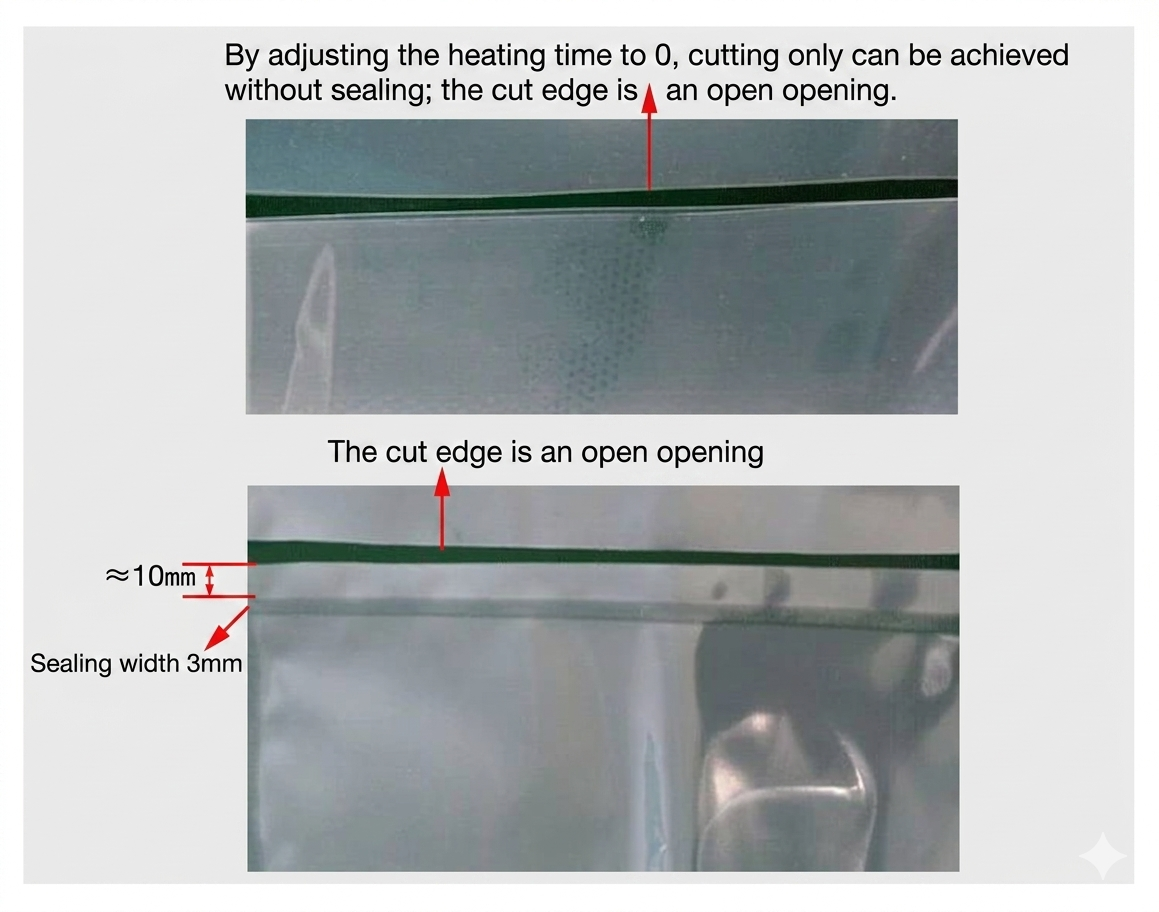 Round Wire vs Flat Wire Sealing Effect Comparison - Sealing width 3mm