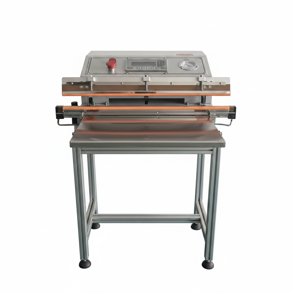 Desktop Vacuum Gas Flush Sealing Machine white background