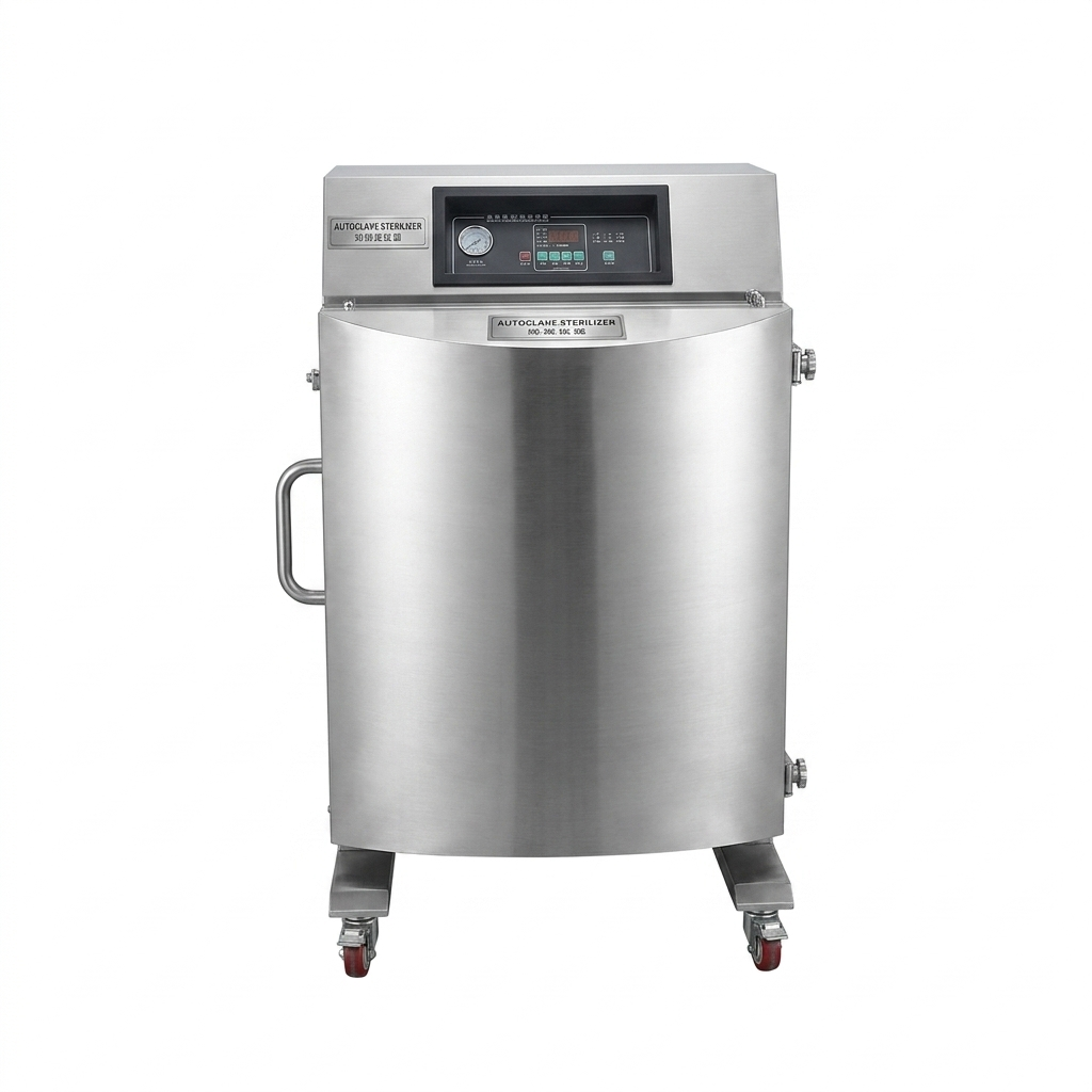 Round Chamber Vertical External Vacuum Sealer | 10–25 kg Large Bag | Powder, Granule & Paste Packaging Machine