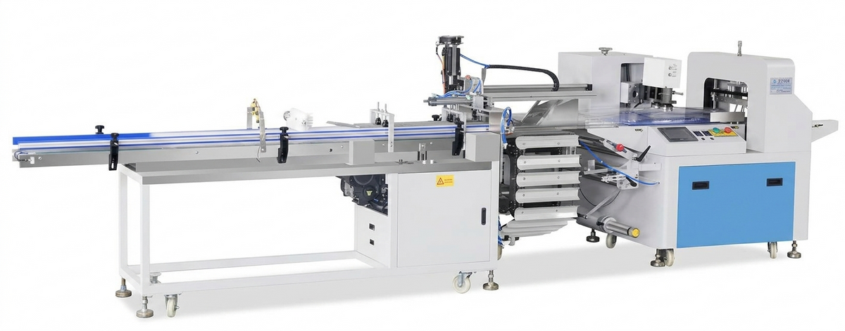 KC-820X Pillow Packaging Machine – Auto Counting, Cup & Bowl