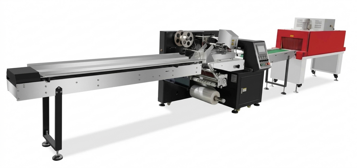 KCH Series Heat Shrink Packaging Machine – 150 bags/min, PLC