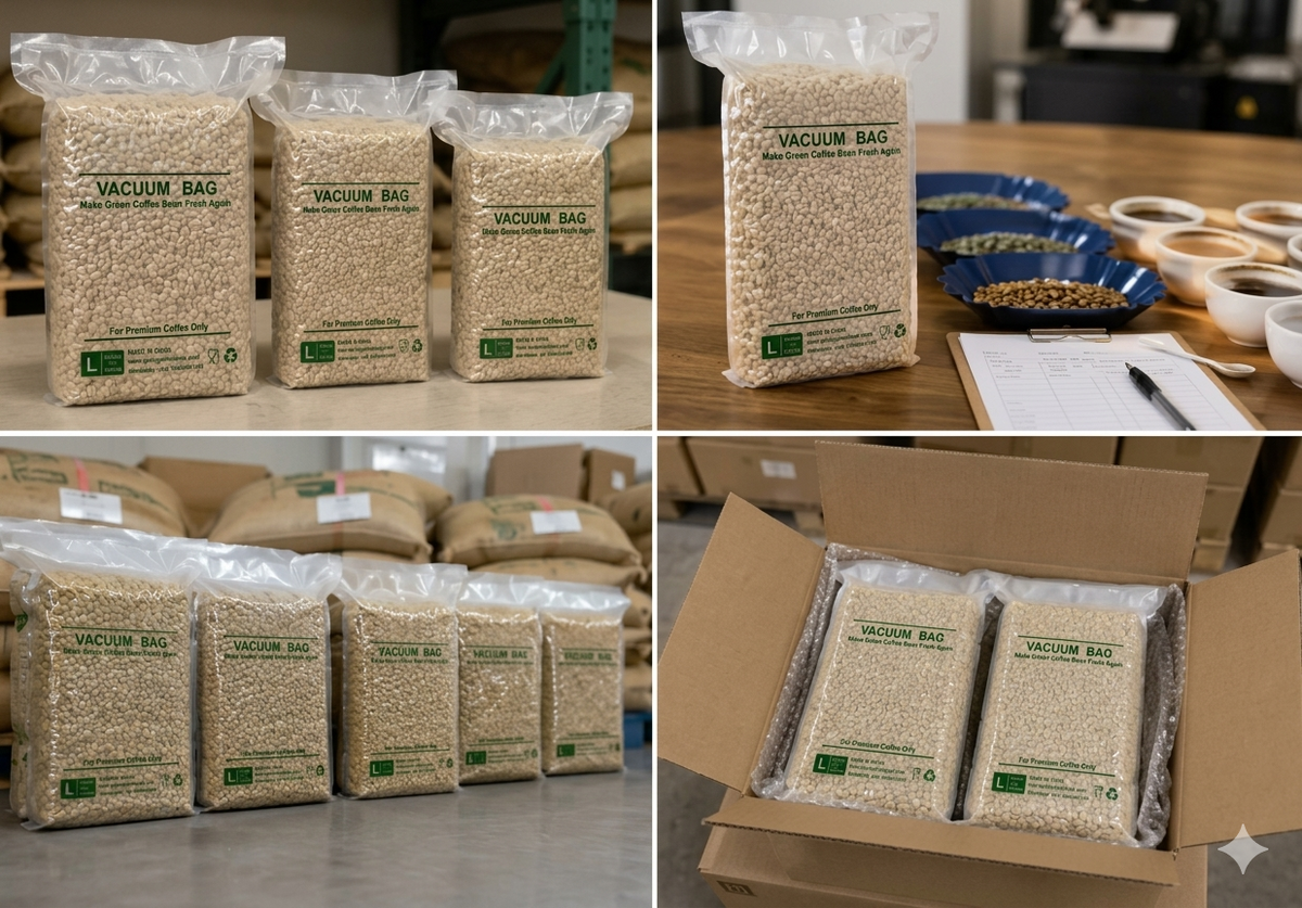 Vacuum Packaging Machine for Coffee Beans & Grain – 5–25kg Auto Brick Shape | DZ-650/770/800