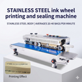 FR1000 Band Sealer with Date Coder | Built-in Ink Roller | 500W Continuous Sealer | Home & Small Business | Horizontal / Vertical | OEM Custom Export