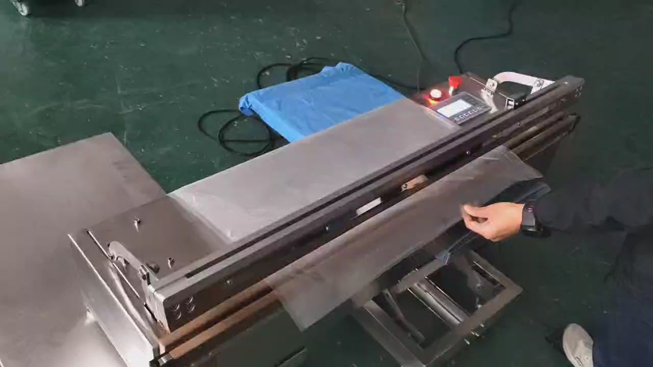 Industrial Impulse Heat Sealer & Cutter 600-2400mm | Round Wire / Flat Wire / Rail Blade | Custom Sealing Machine