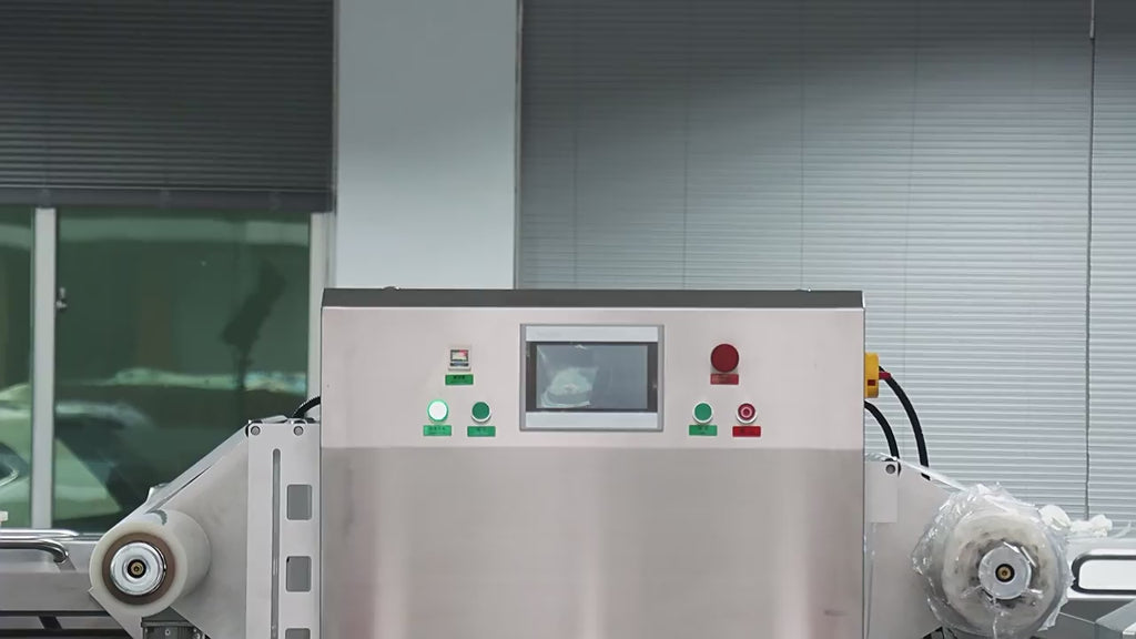 3D Skin Vacuum Packaging Machine | Rotary Dual Worktable | Industrial Vacuum Sealer for Meat, Seafood & Cold Storage