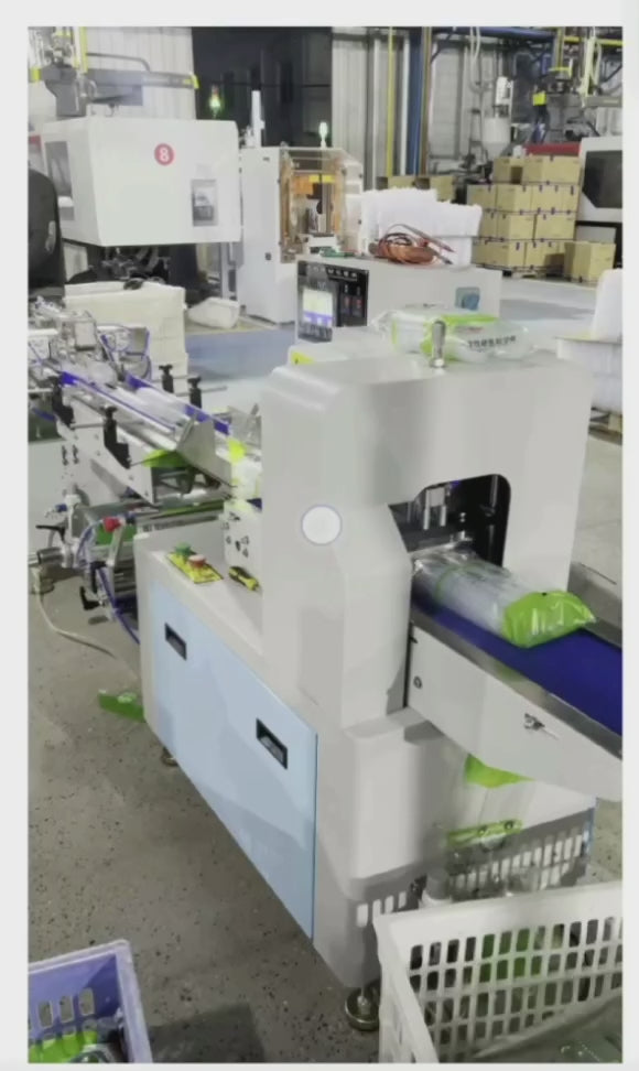 KC-820X Pillow Packaging Machine – Auto Counting, Cup & Bowl